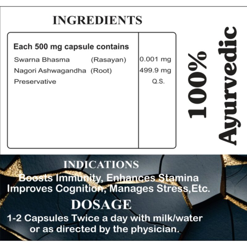 Ashwagandha Gold Capsules - Natural Supplement - Image 3